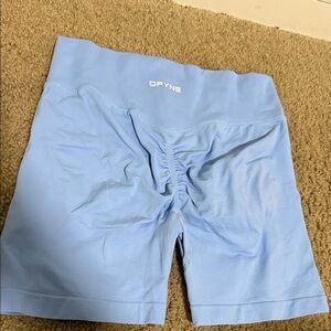 DFYNE Women's Light Blue Bike Shorts